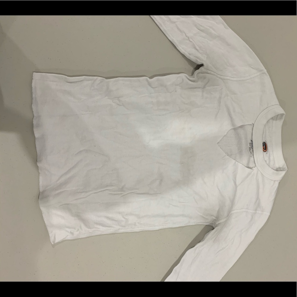 white long sleeve shirt